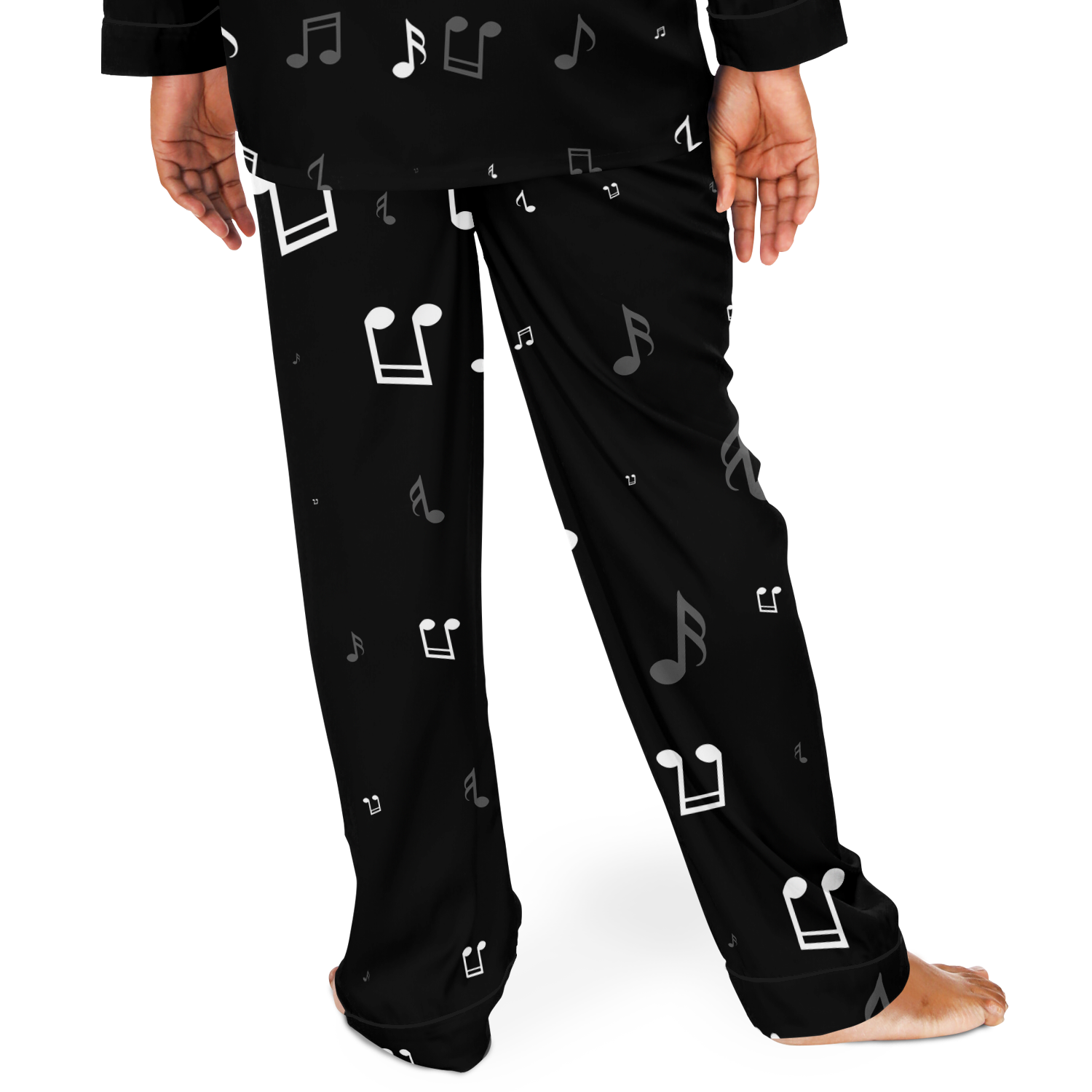 Music Notes Satin Pajamas