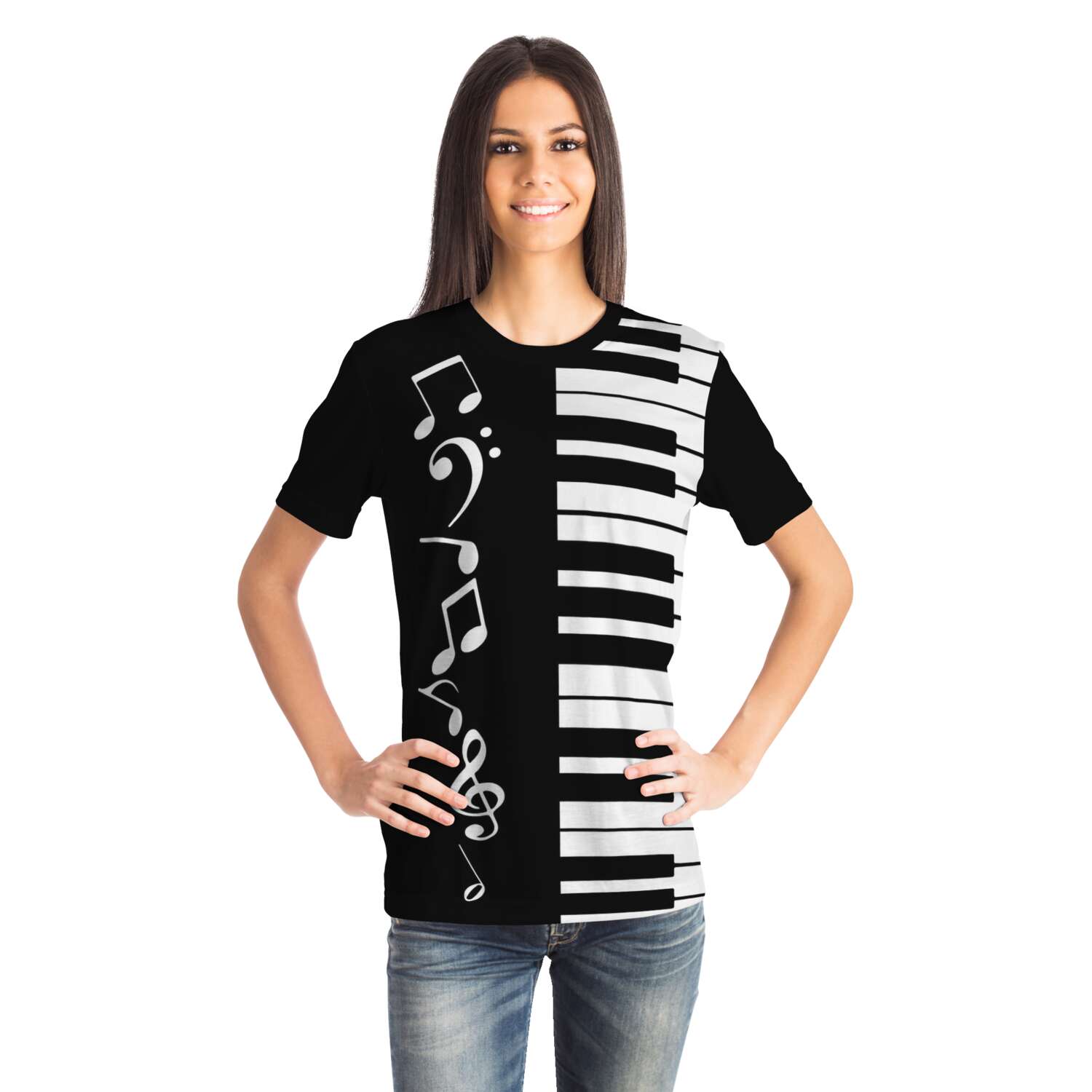 Piano And Musical Notes T-Shirt