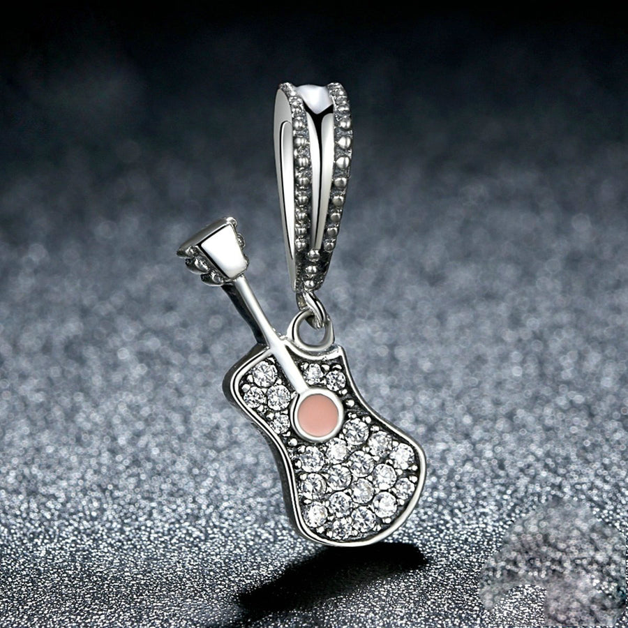 Guitar Sterling Silver Pendant