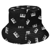 Piano Keys Pattern Bucket Hat