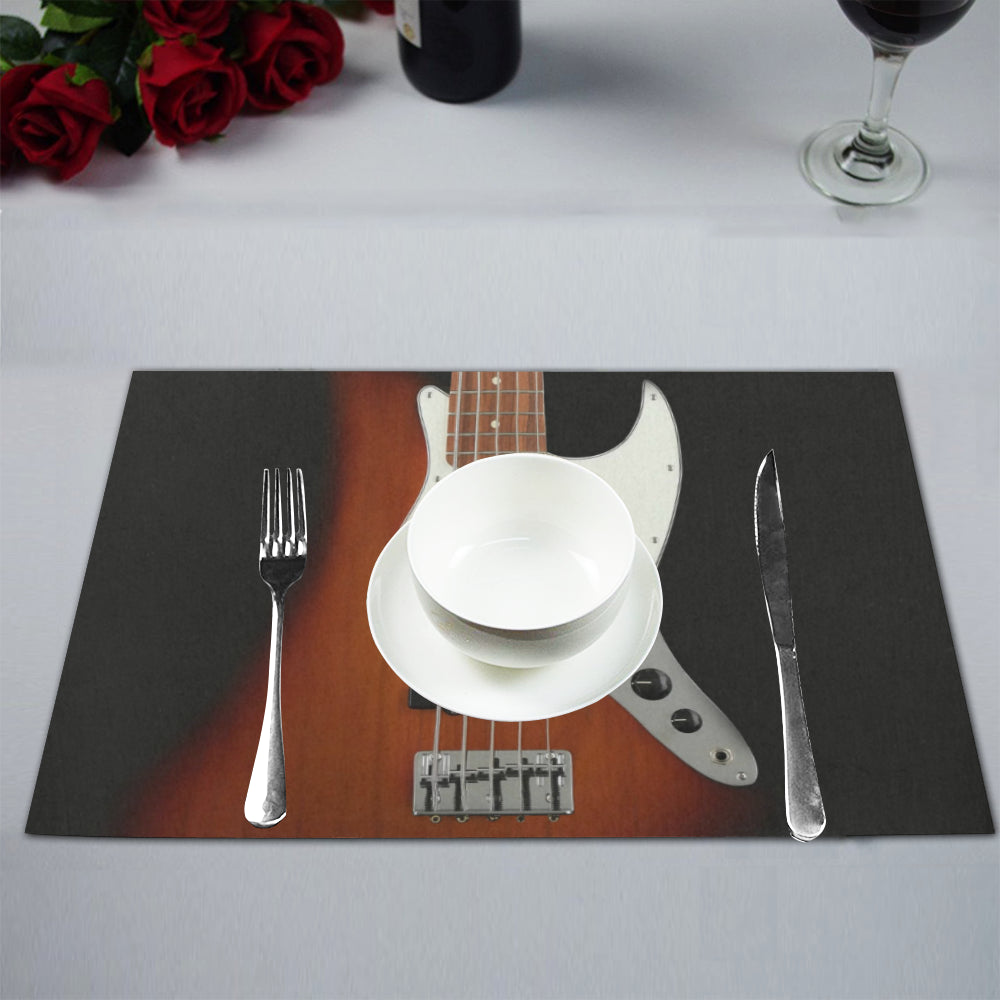 Bass Guitar Placemats (Set of 4)