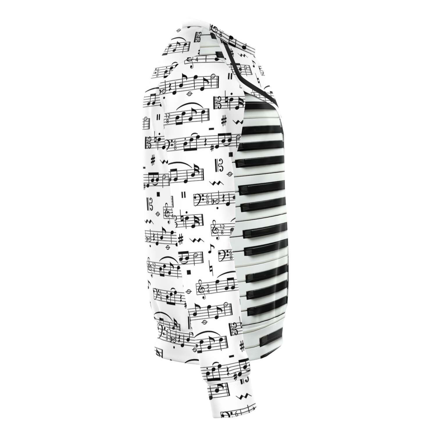 Piano Keys Music Notes Sweatshirt