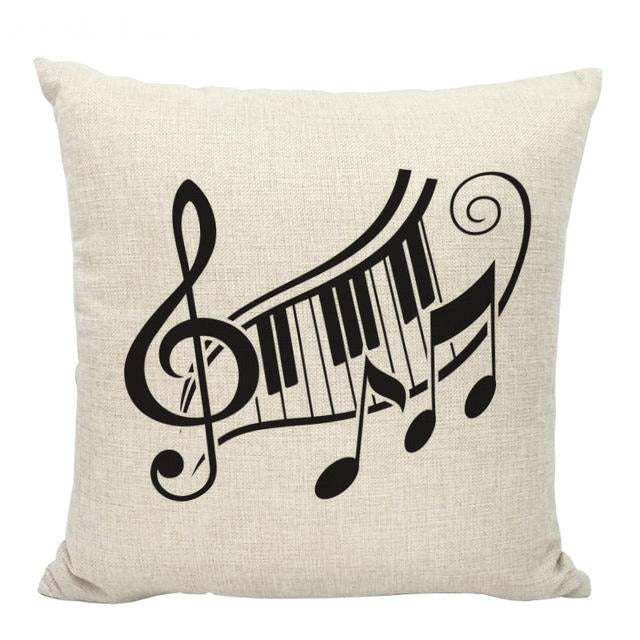 Music Series Cushion Cover - Collections