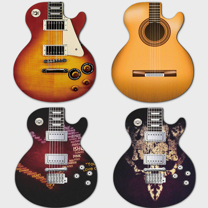 Guitar Shaped Mouse Pad