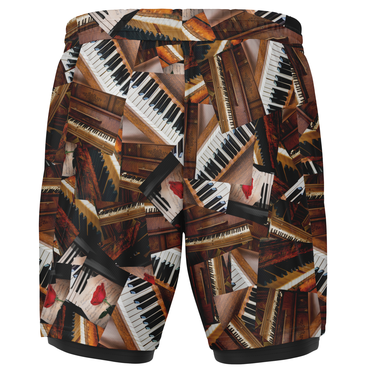 Wooden Piano 2-In-1 Shorts