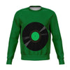 Vinyl Record Green Sweatshirt