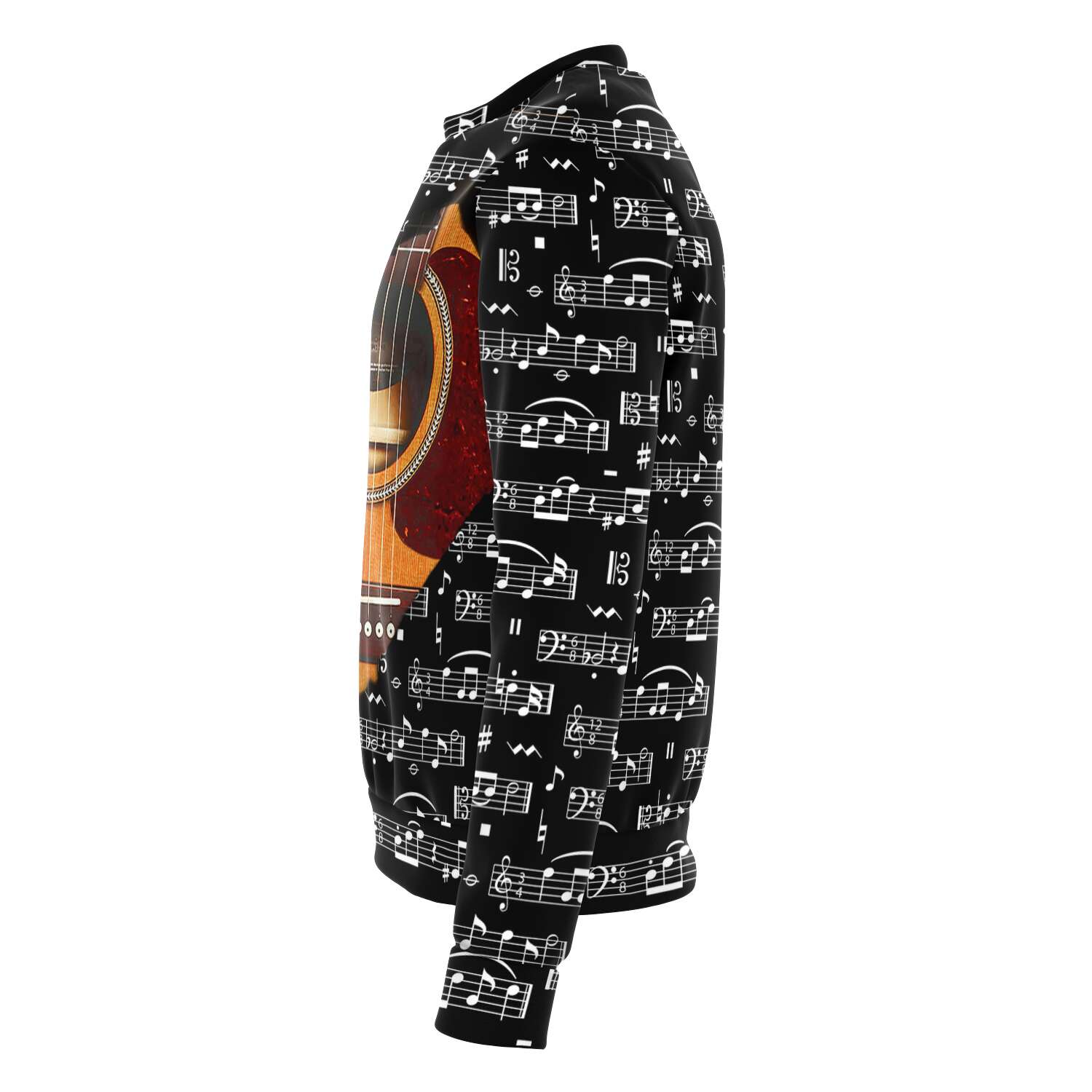 Wooden Guitar Inside Sweatshirt
