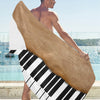 Piano Keys Beach Towel