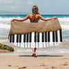 Piano Keys Beach Towel