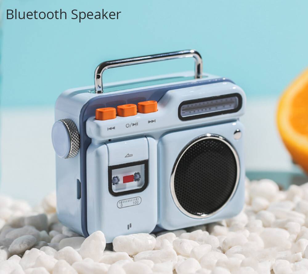 Retro Mini Radio Shape Bluetooth Speaker