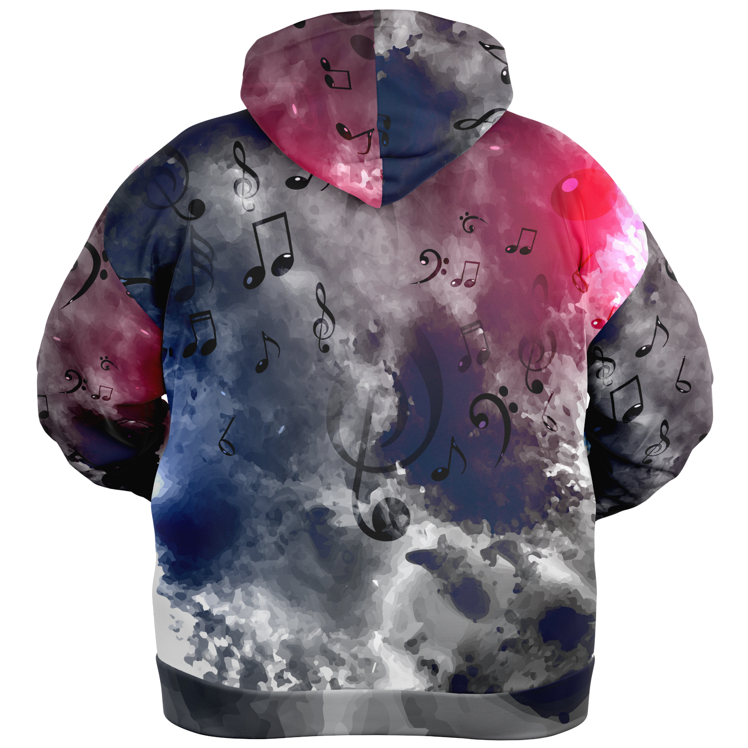 Music Note Abstract Zip Hoodie