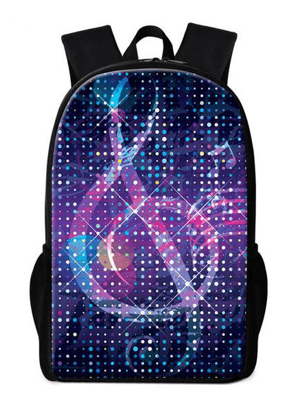 Musical Notes Art Back Pack