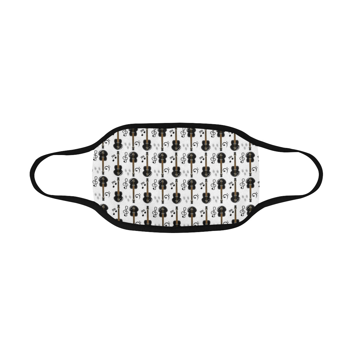 Guitar And Musical Notes Mask