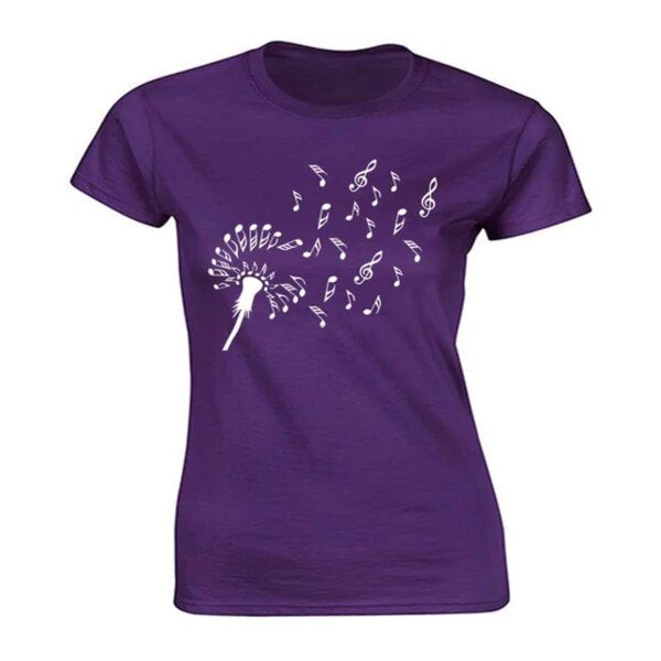 Music Symbol Print T-shirt