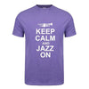 Trumpet Keep Clam & Jazz On T-shirt