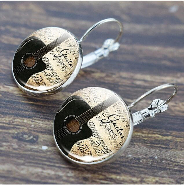 Free - Vintage Music Instruments Earrings