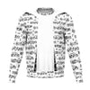 Music Notes White Sweatshirt