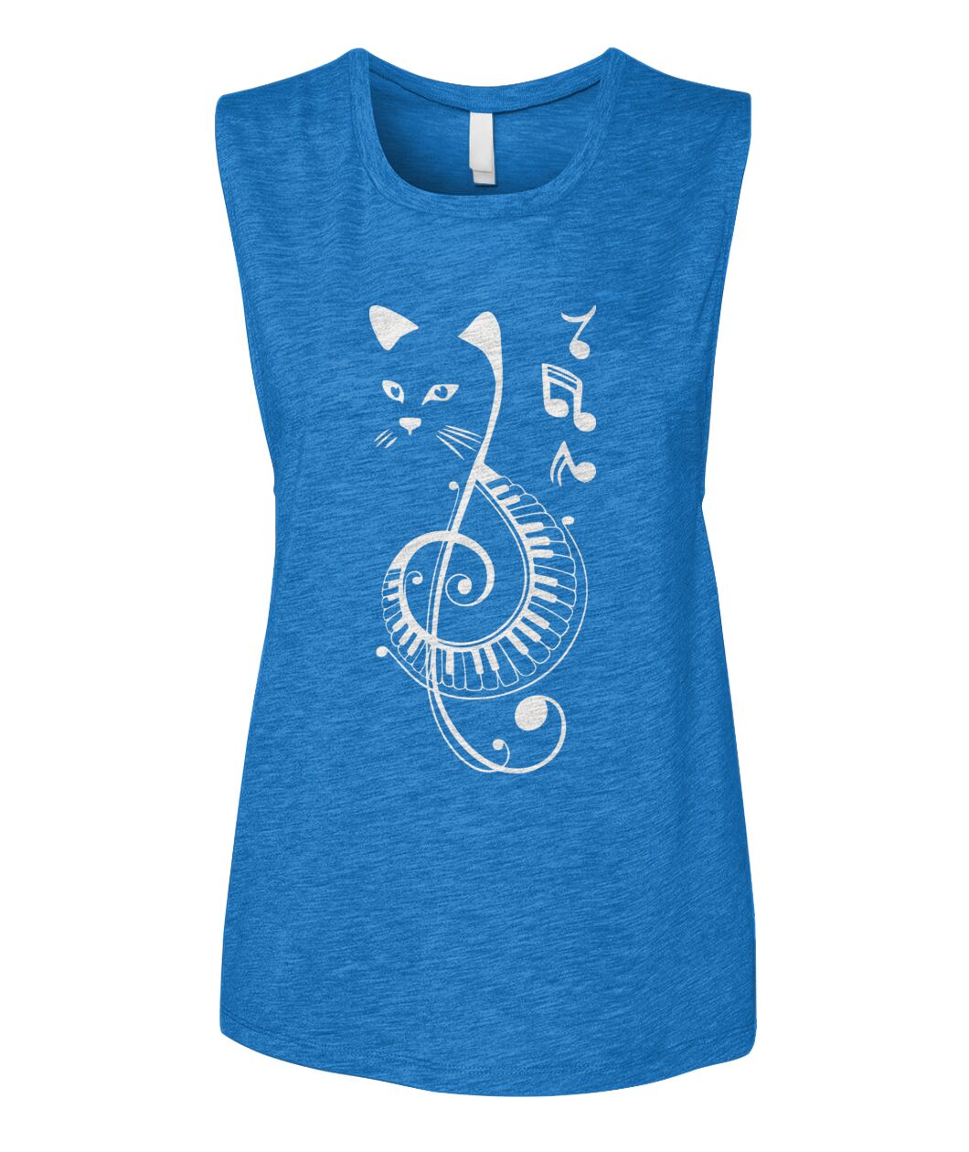Musical Cat Muscle Tank