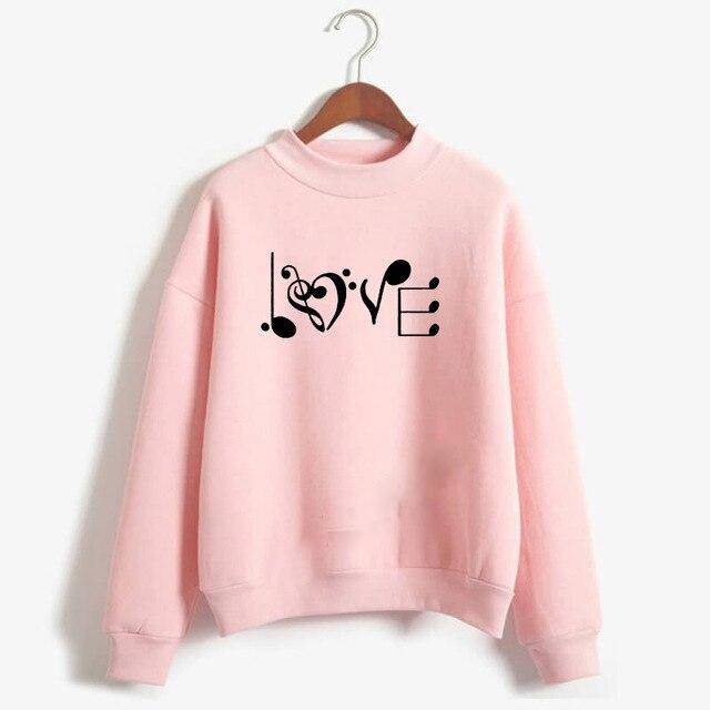 LOVE Music Symbol Sweater