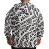 Piano Keys Wave Plus-Size Zip Hoodie