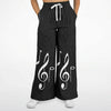 Music Notes Line Flare Jogger