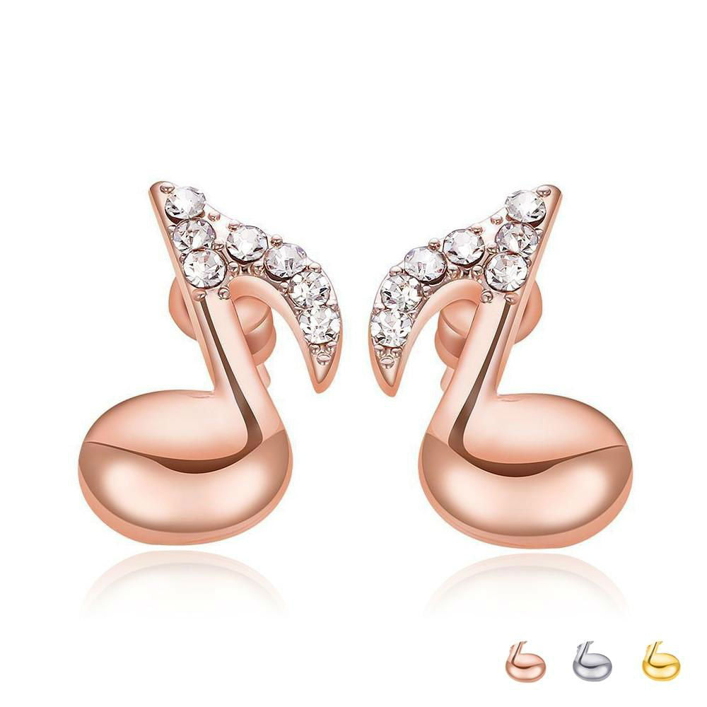 Free - Music Note Stud Earrings