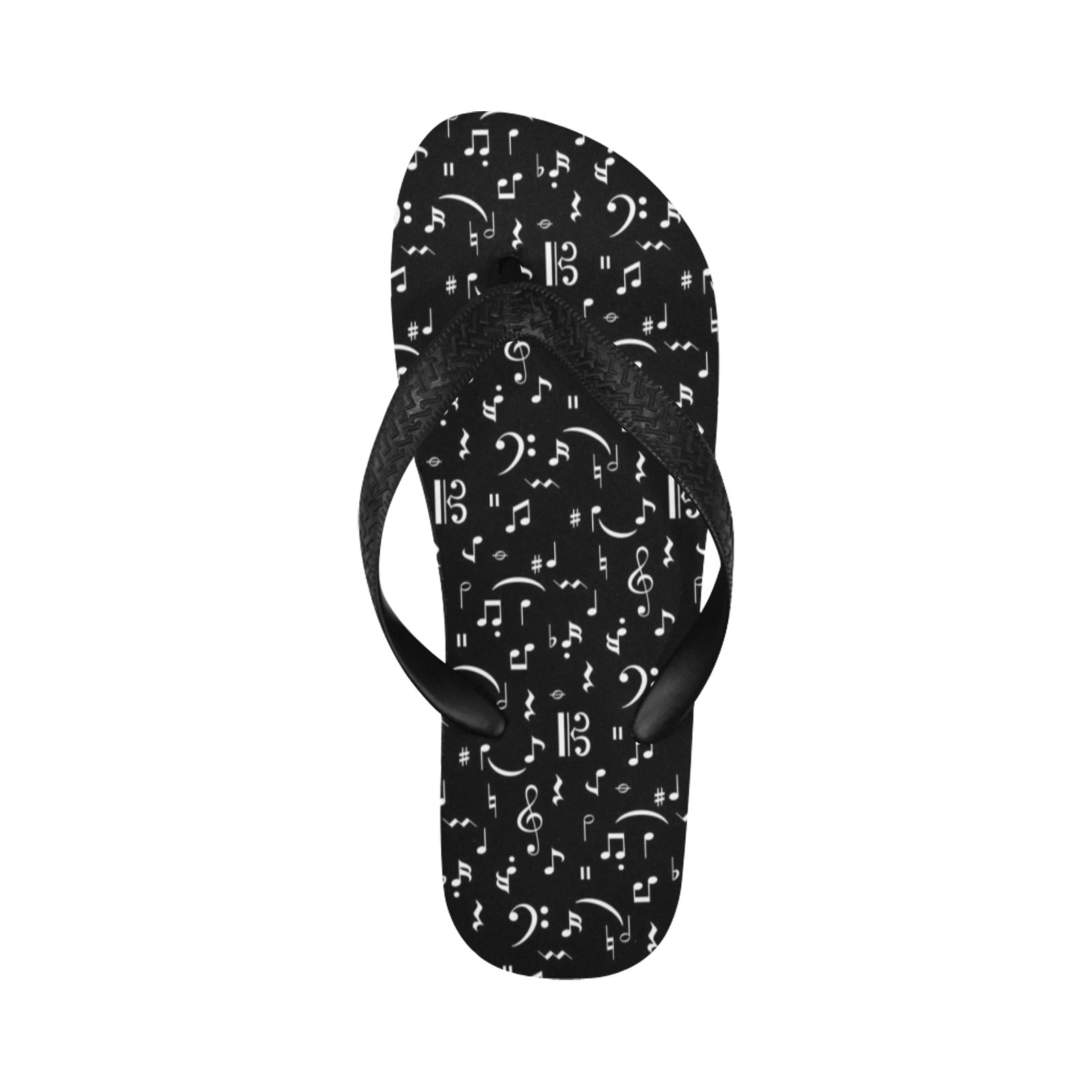 Simple Music Flip Flops (Unisex)