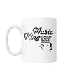 Music King White Coffee Mug
