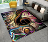 Music Note Art Area Rug