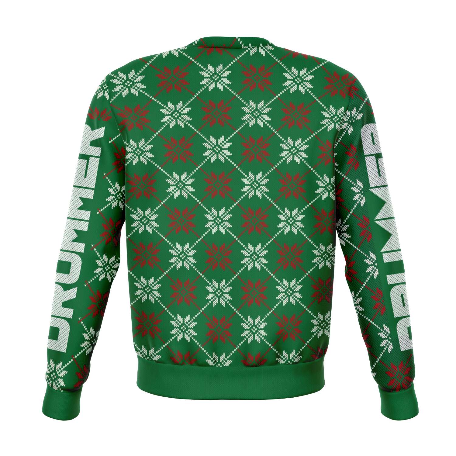 Drummer Christmas Green Sweatshirt