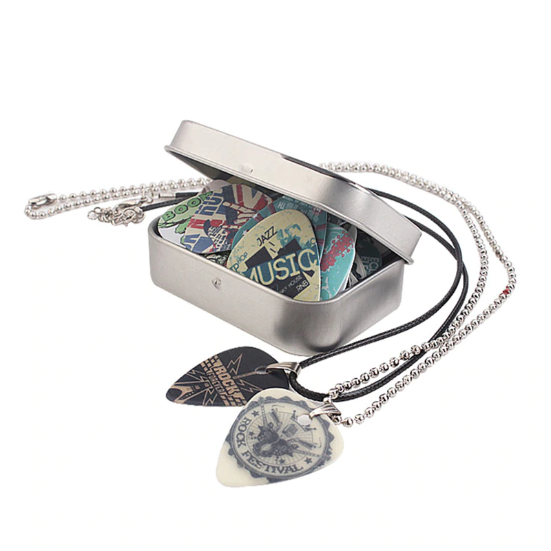 Free - 10pcs Guitar Pick Pendant Set