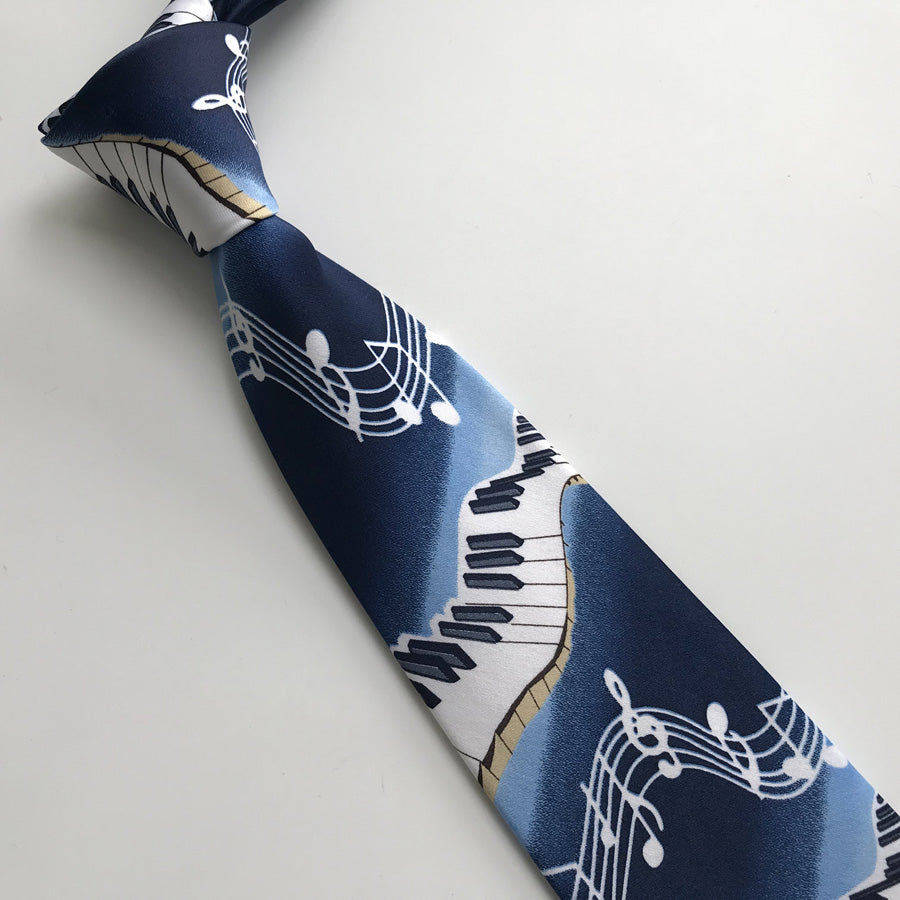 Piano & Music Score Tie