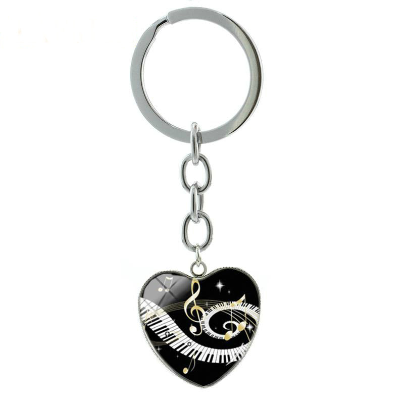 Free - Piano Heart Keychain - Artistic Pod Review