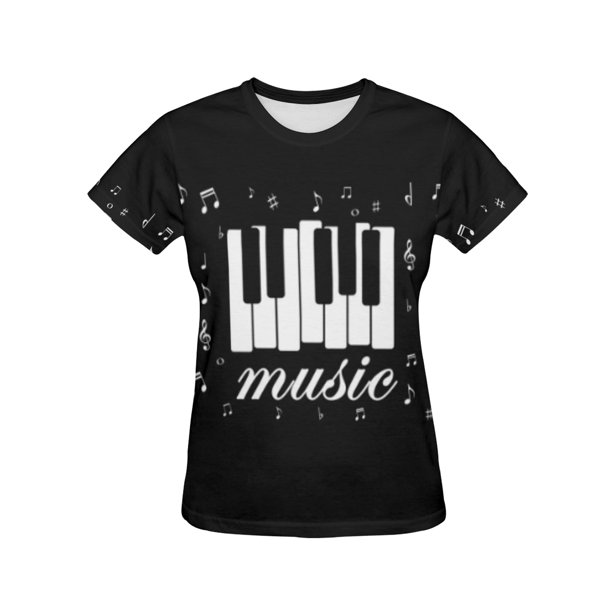 Piano Key Music Notes T-shirt