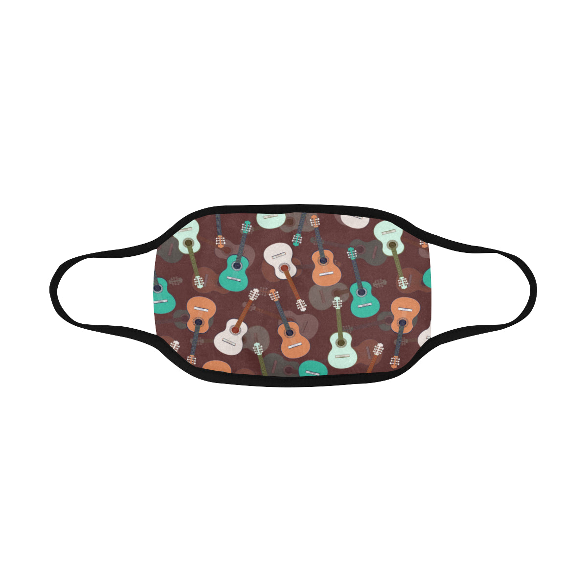 Guitars Multicolored Mask