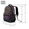 Rainbow Music Notes 17-inch Casual Backpack