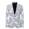 Classic Floral Printed White Suit - Artistic Pod Review