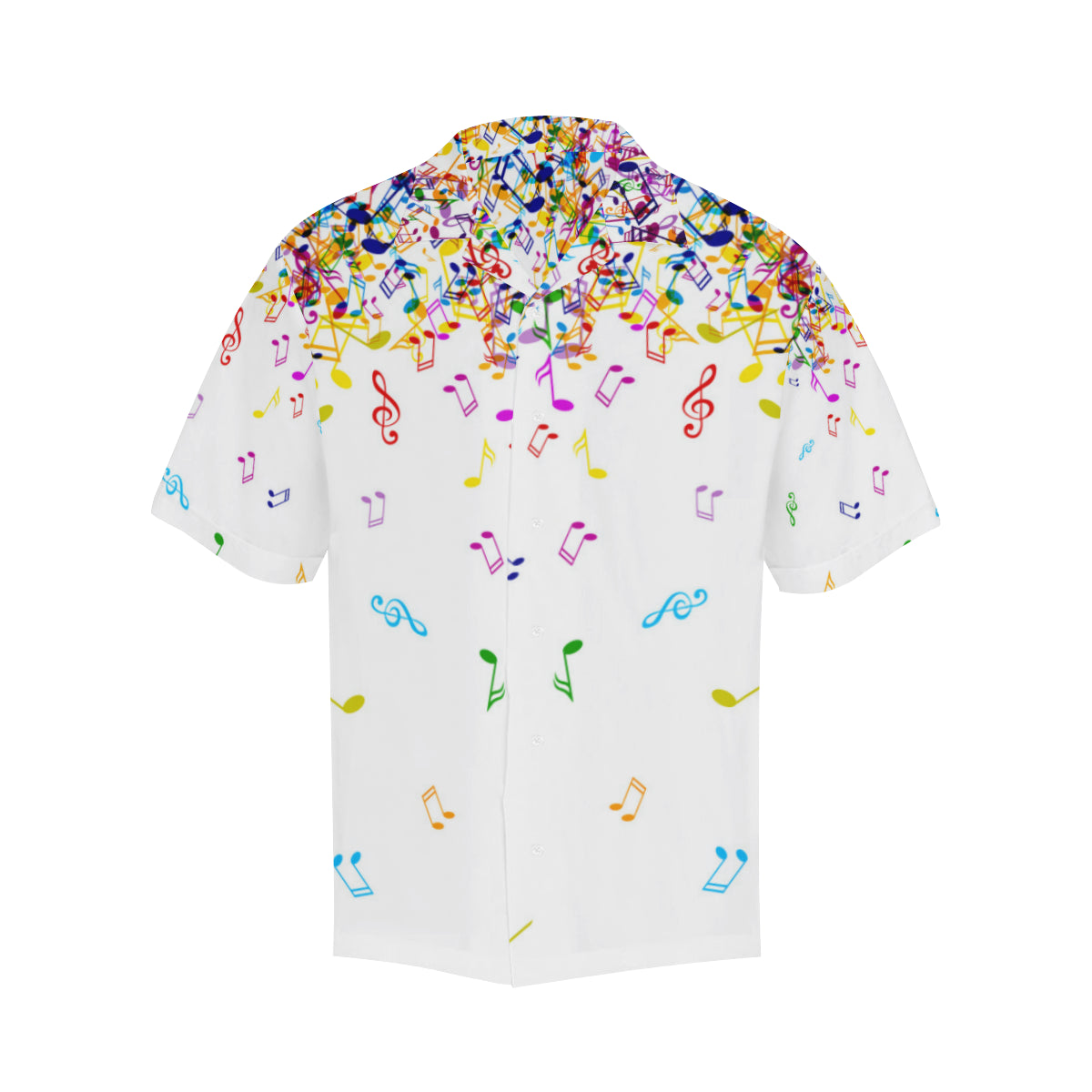 Colorful Music Notes Men's Sleeve Short