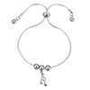 Silver Music Note Chain Bracelet