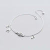 Silver Music Notes Anklet