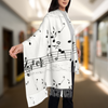 Music Note Tassel Shawl Scarf