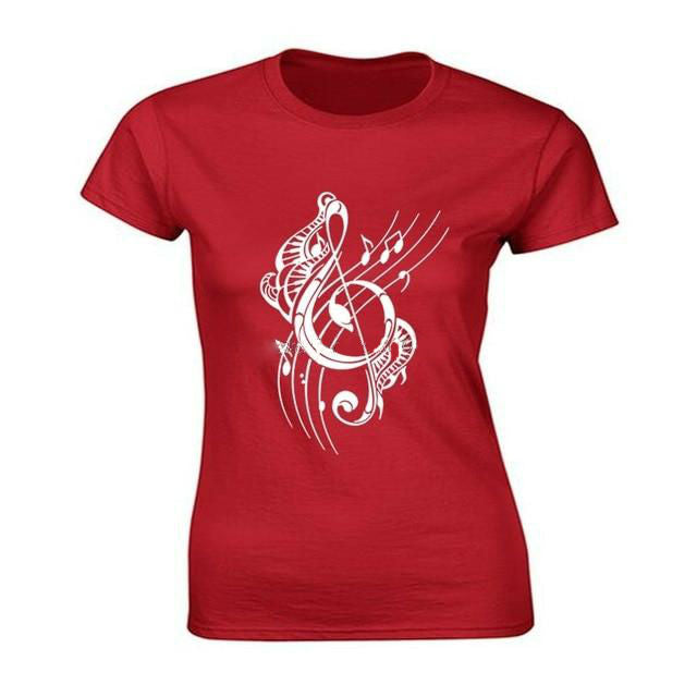 Musical Note Casual T-shirts