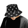 Piano Keys Pattern Bucket Hat