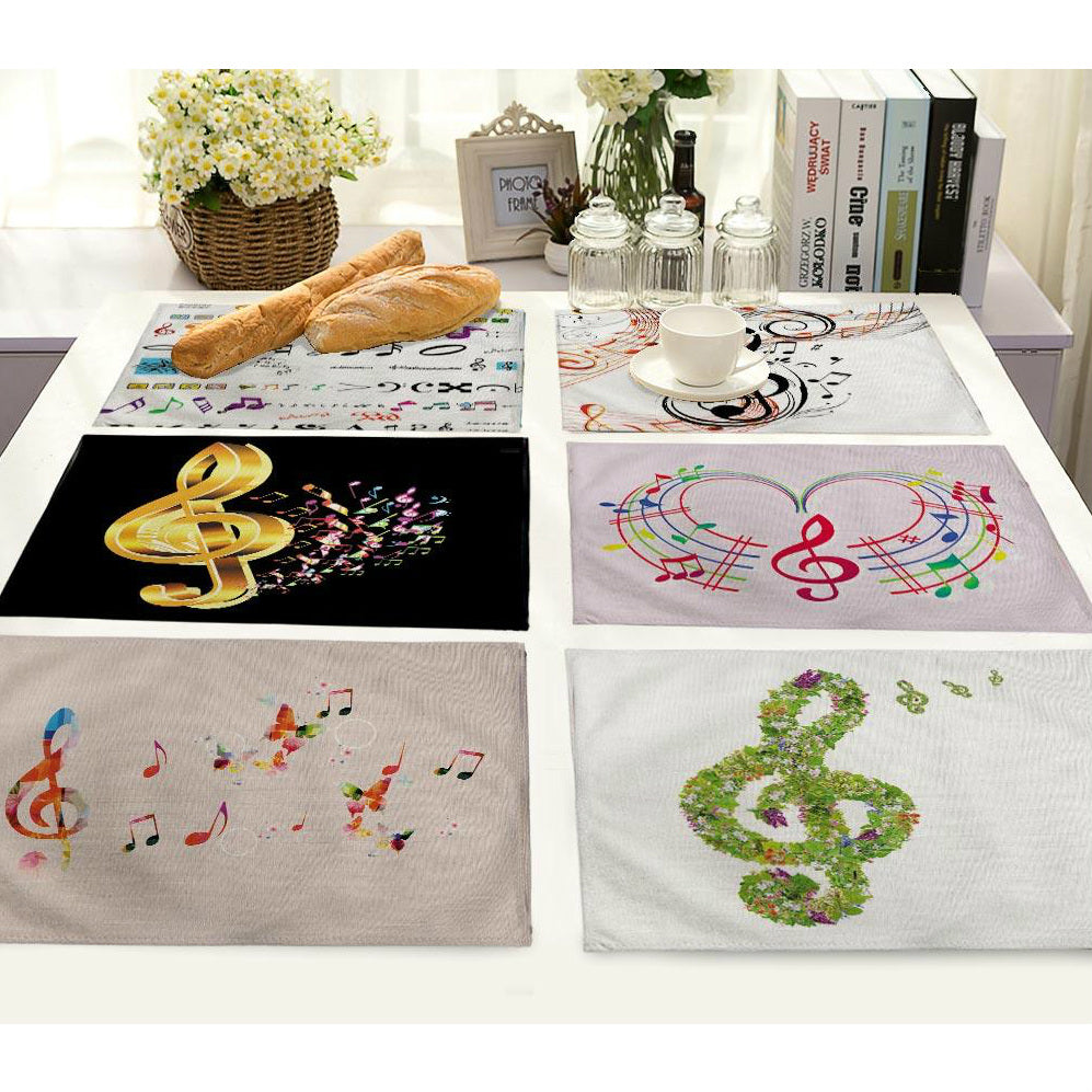 Free - Musical Notes Table Napkins - Artistic Pod Review