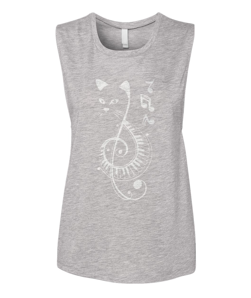 Musical Cat Muscle Tank