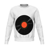 Vinyl Record White Sweatshirt