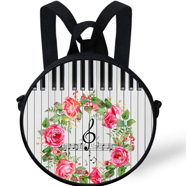 Music Piano Notes Mini Bag