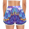 Piano Keys Purple Sports Shorts