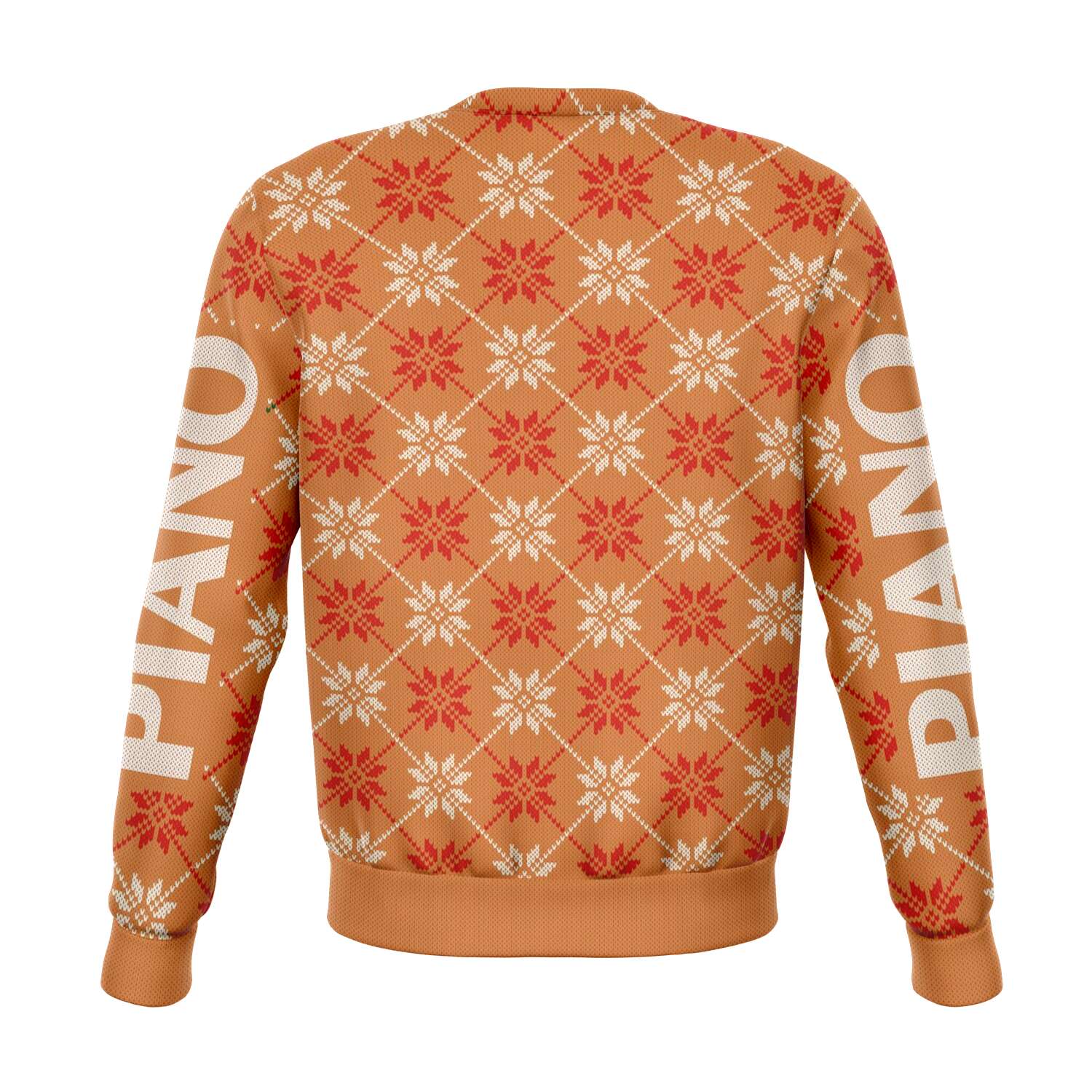 Piano Christmas Orange Sweatshirt