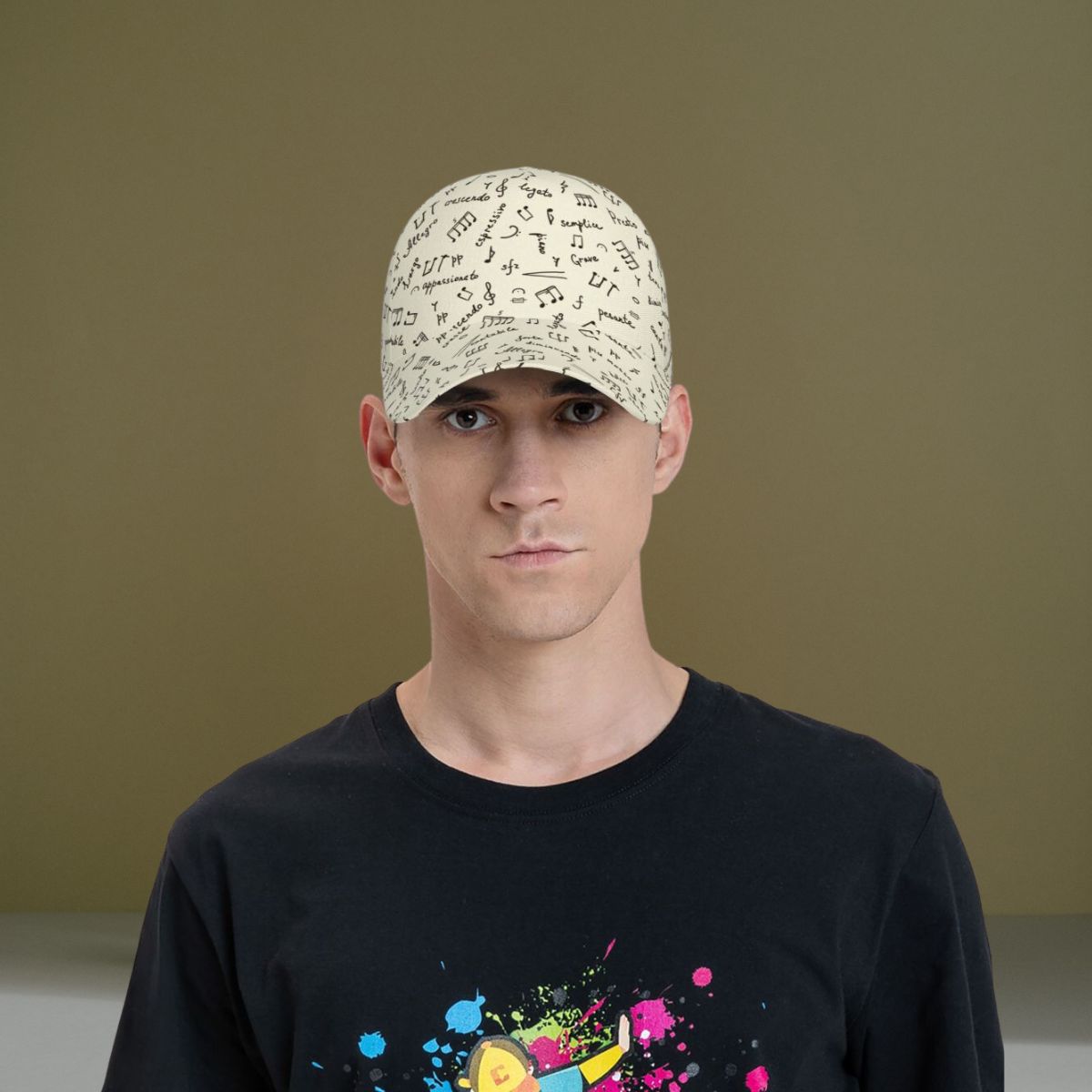 Music Notes Golf Cap